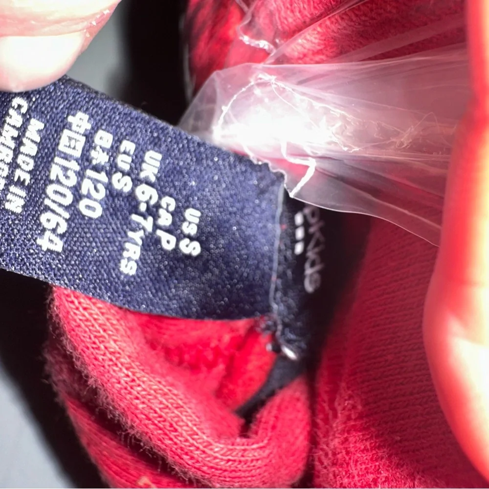 Gap‎ Kids Red Embroidered Hoodie Size Youth Small